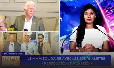 [Info Soirée] : Paul Bérenger exprime sa « solidarité totale » avec les journalistes