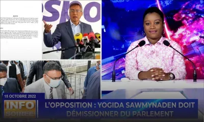 [Info Soirée] : Xavier-Luc Duval : « So prezans pe sali nou parlman »