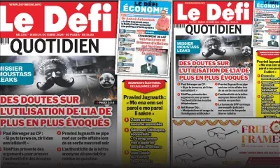 Voici la une du Défi Quotidien de ce Jeudi 24 Octobre 2024