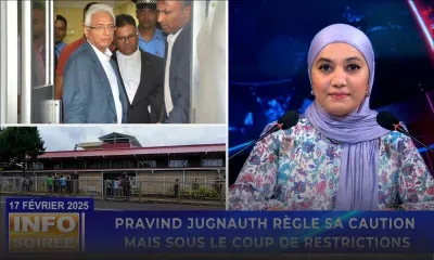 [Info Soirée] : Pravind Jugnauth règle sa caution mais sous le coup de restrictions