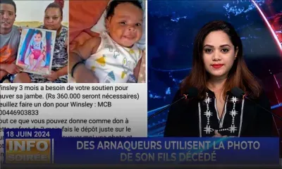 [Info Soirée]: “Zot pe servi foto mo ti baba mor pou ramas kas”