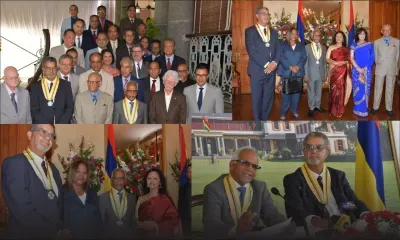 [En images] Dharam Gokhool et Robert Hungley investis comme président et vice-président de la République