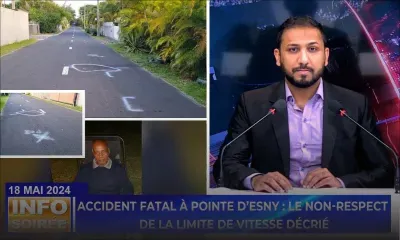[Info Soirée] : « Okenn masinn pa respekte limit vitess laba »