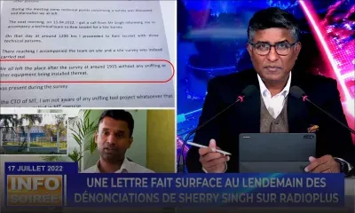 [Info Soirée] : « Girish Guddoy : Aucun équipement de « sniffing » n’a été installé à Baie-Du-Jacotet »