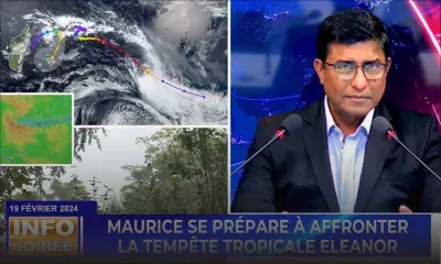 [Info Soirée] : « Maurice se prépare à affronter la tempête tropicale Eleanor »