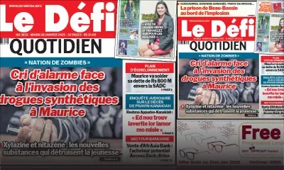 Voici la une du Défi Quotidien de ce Mardi 28 Janvier 2025