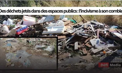 Pollution - Des déchets jetés dans des espaces publics : l’incivisme à son comble