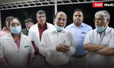 Visite surprise du ministre Anil Bachoo à l’hôpital du Nord
