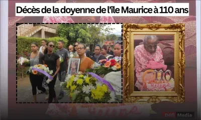 La doyenne de l’île Maurice s’éteint à 110 ans