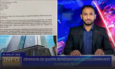 [Info Soirée] : "nou demission enn face saving device" selon un démissionnaire