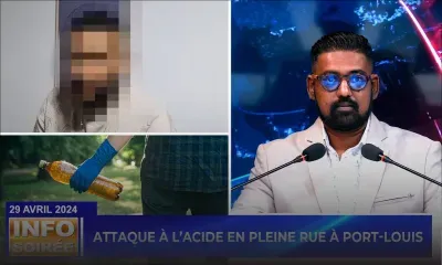 [Info Soirée] :  « Lin avoy lacid lor mwa acoz monn diman mo kas »