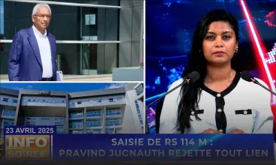[Info Soirée] : Saisie de Rs 114 millions : Pravind Jugnauth réfute toute implication