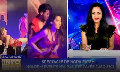 [Info Soirée] : « Nora Fatehi : Holdem Events accuse la société dubaïote de faux paiement » 