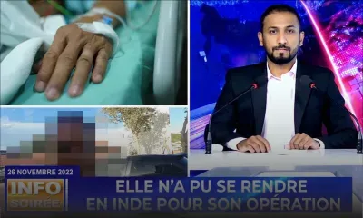 [Info Soirée] : « Par fot so dokter mo mama pann kapav pran avion »