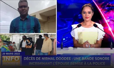 [INFO SOIREE] : « Mwa Nirmal Doodee, mo madam inn donn mwa pwazon pou bwar »