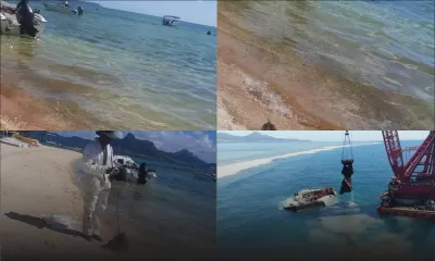 MV Wakashio : Traces d’hydrocarbures à Pointe d’Esny