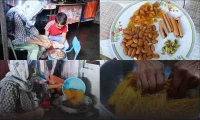 Le «Jalda Vermicelle», traditionnellement préparé par Rafina Ramjahn Gunoo, 81 ans