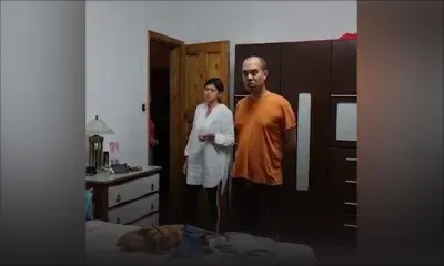 La vidéo de la perquisition policière chez la compagne de l'avocat Akil Bissessur 