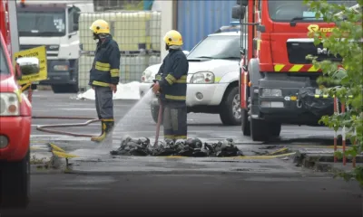 Au Port : six pompiers souffrent d’irritation après une «réaction chimique» entre deux produits dans un entrepôt