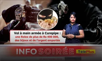 [Info Soirée]: Braquage à Curepipe : «Zot inn rant avek fizi ek kutter»