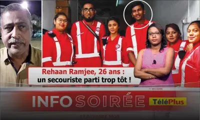 [Info Soirée] : «Li ti touzour la pou sov lavi dimounn»  