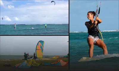 Immersion au cœur du spot de kitesurf du Morne, un endroit très prisé par les passionnés de glisse