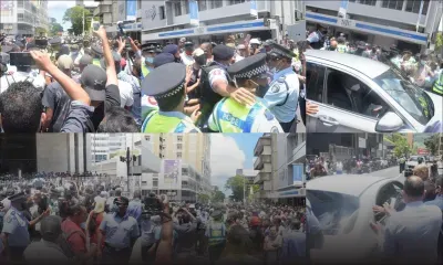 Private Prosecution : le ministre Sawmynaden hué par la foule, tension devant la New Court House 