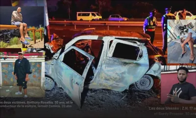 Deux morts dans un accident à Ripailles : «Banla pan dir nou narien kot zot ti p ale»