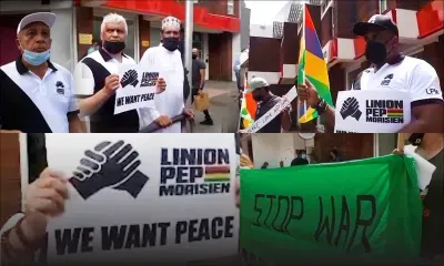 Rose-Hill : Manifestation en faveur de la paix 