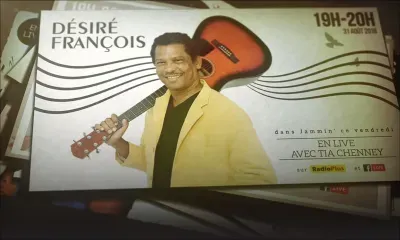 Radio Plus/TéléPlus : Désiré François en live dans Jammin ce vendredi