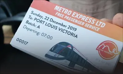 Metro Express : environ 125 000 tickets gratuits distribués jusqu’ici, indique Shamil Ghigroo