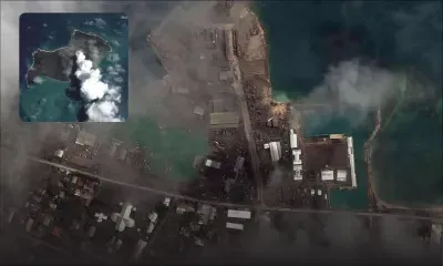 Des images montrent les îles Tonga dévastées après une éruption et un tsunami