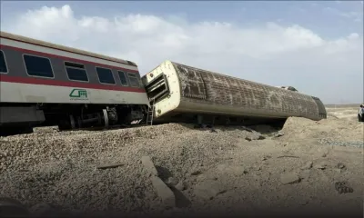 Au moins 17 morts dans le déraillement d'un train en Iran