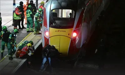  Plusieurs blessés dans une attaque à l'arme blanche dans un train en Angleterre, deux personnes interpellées