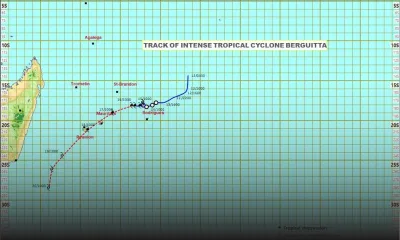 Météo : le cyclone Berguitta s'affaiblit légèrement et ralentit sa course