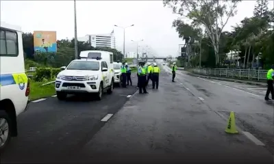 Confinement total : Barrage routier à Trianon