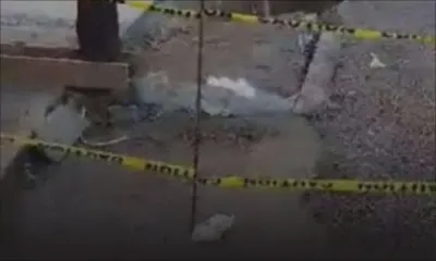 La Butte : effondrement d’une partie d’une route