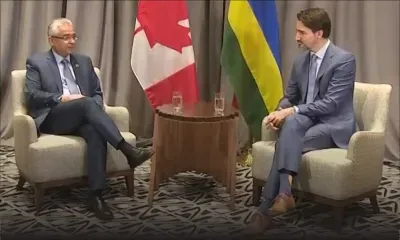 Tête-à-tête entre Pravind Jugnauth et Justin Trudeau 