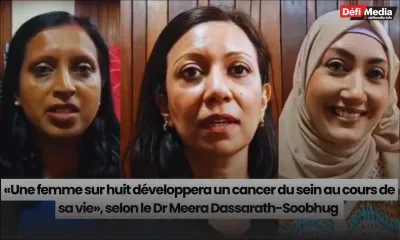 «Une femme sur huit développera un cancer du sein au cours de sa vie», selon le Dr Meera Dassarath-Soobhug 