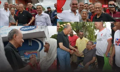 [En images] No 5 : Porte-à-porte des candidats de l’Alliance du Changement à Triolet