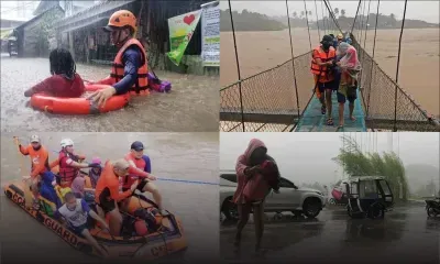 [En images] Philippines : des milliers de personnes fuient le "super-typhon" Rai