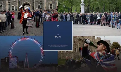 [En images] Naissance royale: quand la modernité se mêle à la tradition