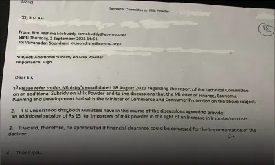 Subvention du lait en poudre : l’argent public jeté dans les poches des importateurs ?