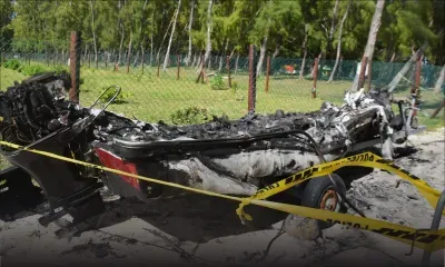 À Belle-Mare : un bateau ravagé par un incendie criminel