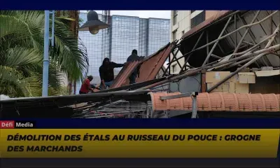 Démolition des étals au Ruisseau du Pouce : grogne des marchands