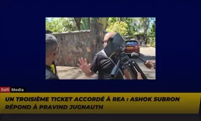 Un troisième ticket accordé à ReA : Ashok Subron répond à Pravind Jugnauth