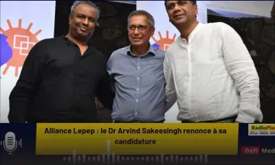 Alliance Lepep : le Dr Arvind Sakeesingh renonce à sa candidature