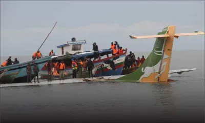 Tanzanie: 19 morts après le crash d'un avion dans le lac Victoria