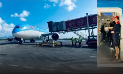 Le premier vol de la compagnie Neos a atterri à Maurice ce mercredi  