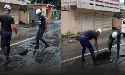 Intempéries : intervention de la SSU à Vallée-des-Prêtres